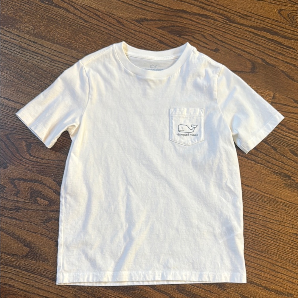 Vineyard Vines White Short Sleeve Tee Classic Cotton